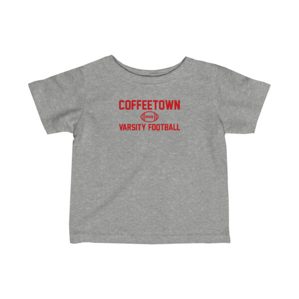 COFFEETOWN INFANT TEE – Rust Text - Image 3