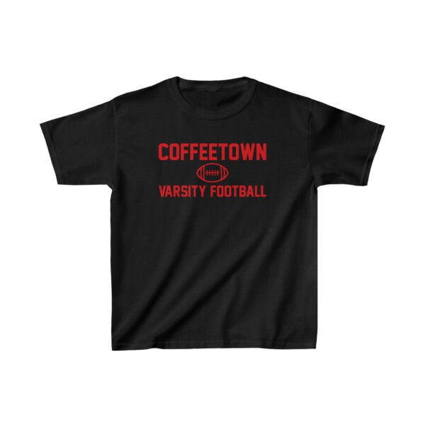 COFFEETOWN KIDS TEE – Rust Text - Image 3