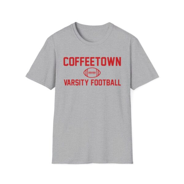 COFFEETOWN ADULT TEE – Rust Text - Image 4