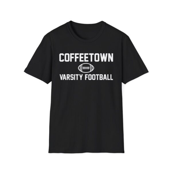 COFFEETOWN ADULT TEE – White Text - Image 2