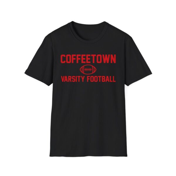 COFFEETOWN ADULT TEE – Rust Text - Image 2