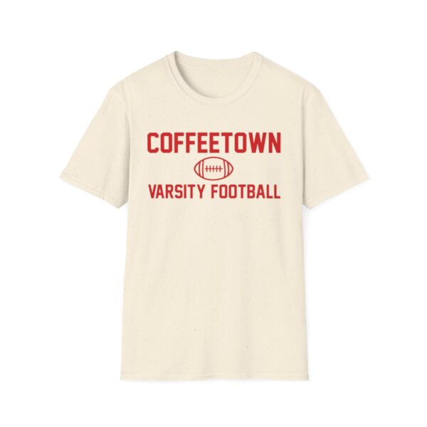 COFFEETOWN ADULT TEE – Rust Text - Image 5