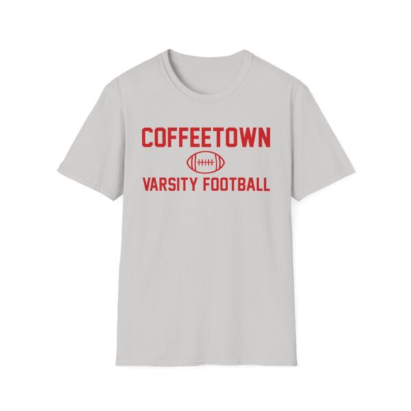 COFFEETOWN ADULT TEE – Rust Text - Image 3