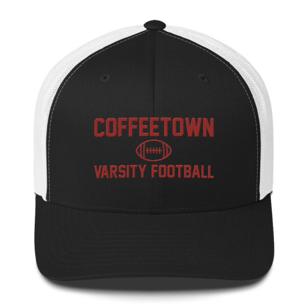 COFFEETOWN TRUCKER CAP – Rust Text - Image 2