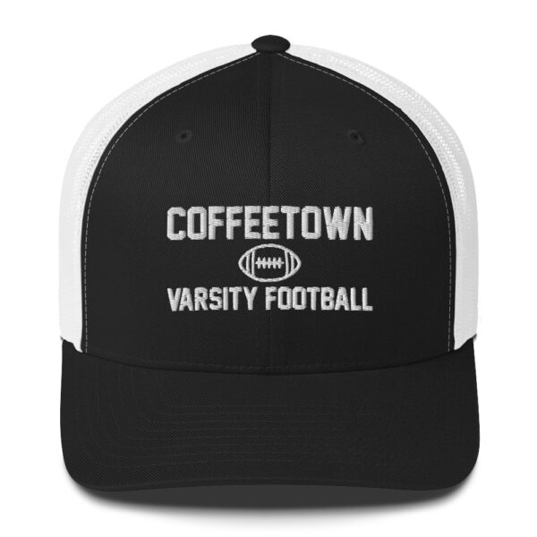 COFFEETOWN TRUCKER CAP – White Text - Image 4