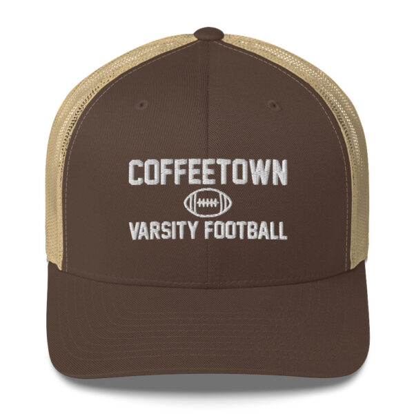 COFFEETOWN TRUCKER CAP – White Text - Image 3