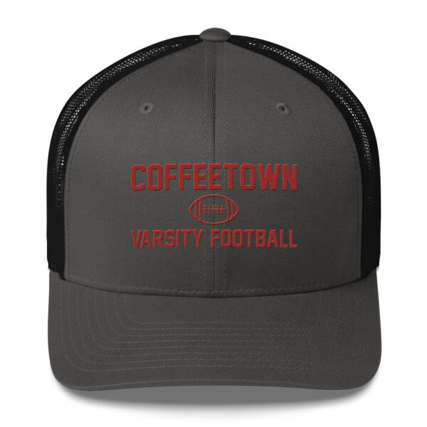 COFFEETOWN TRUCKER CAP – Rust Text - Image 3