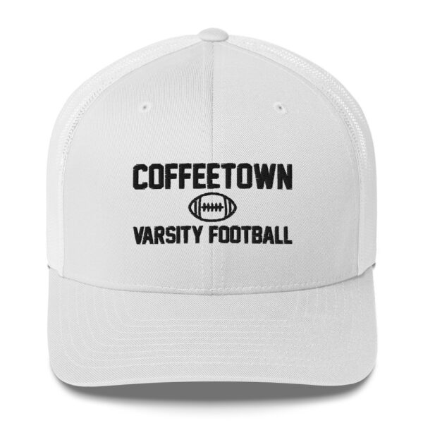 COFFEETOWN TRUCKER CAP – Black Text - Image 3